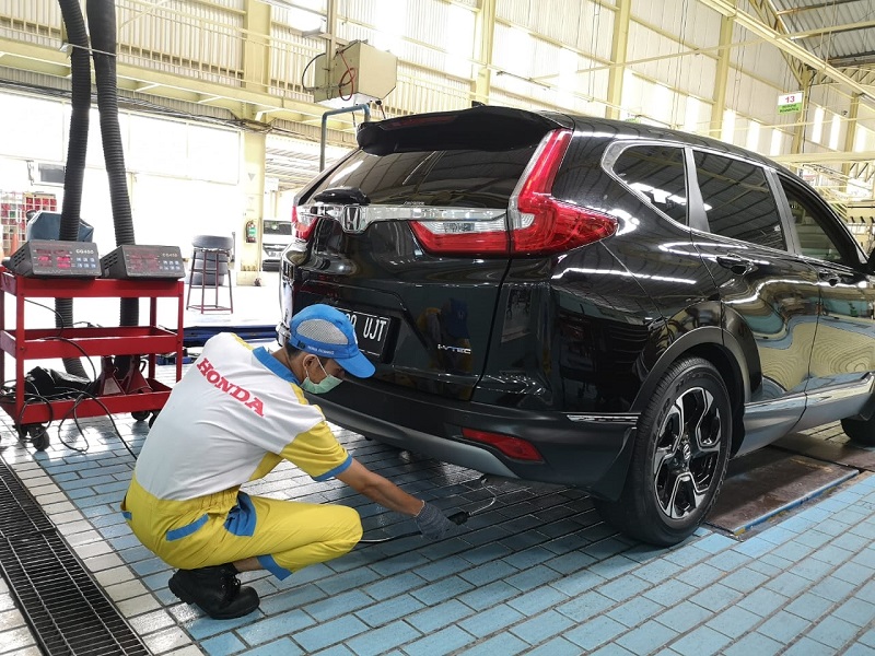 Honda Gratiskan Konsumen yang Uji Emisi di 23 Bengkel Resmi 