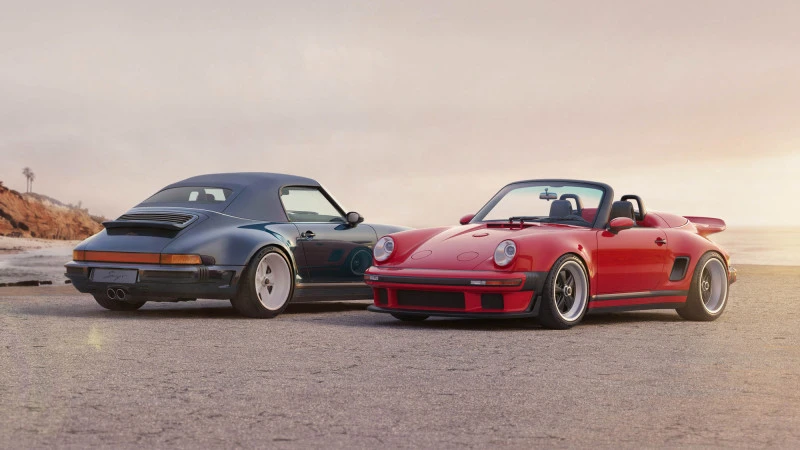 Prosche Signer Porsche 911 Carrera Cabriolet Dikonsep Ulang oleh Singer - kabaroto