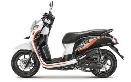 Honda Lakukan Penyegaran Pada Warna dan Striping Scoopy