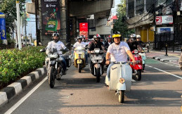 Piaggio Indonesia Gandeng Forum Wartawan Otomotif Gelar Ride and Share 2024