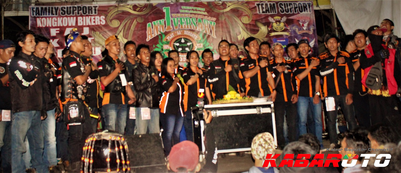 Komunitas Motor Plat AA Bersatu Gelar Anniversarry