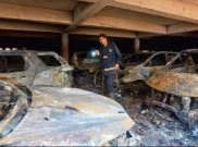 Gara-gara Terpal, 15 Mobil Ludes Terbakar di India