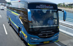 PO Merpati Rilis Bus Avante H7 Front Engine Pertama Racikan Karoseri Tentrem