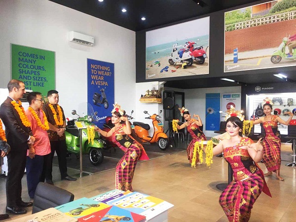 Perkuat Jaringannya, Piaggio Resmikan Dealer Baru di Bali