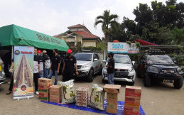 Lanjut Aksi Sosial Lawan Covid-19, TeRuCI Berbagi di Dua Kota