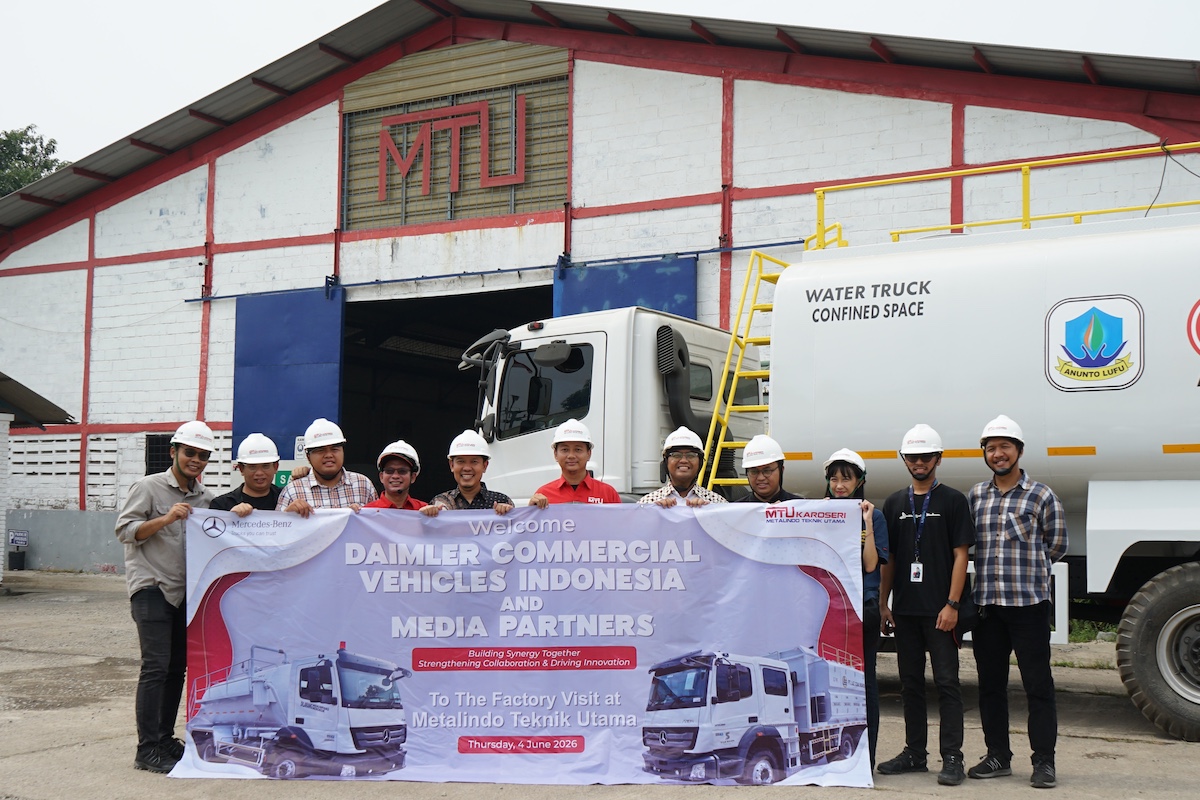 DCVI dan MTU Kolaborasi, Menghadirkan Standar Mutu Truk Mercedes-Benz