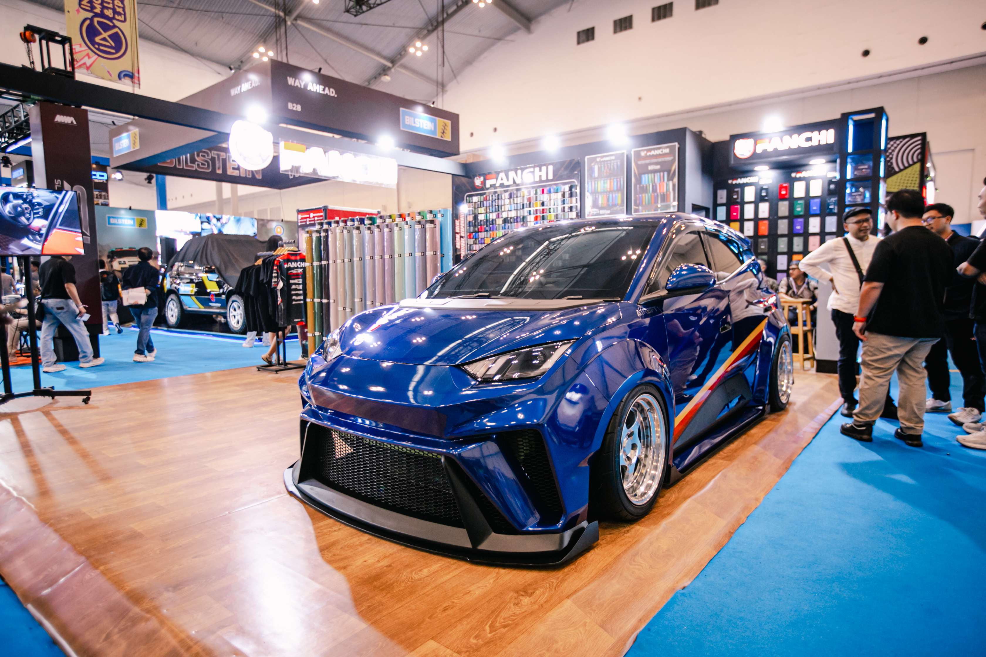 Modifikasi Mobil Listrik BYD Atto 1 Agresif Pakai Wide Body Kit