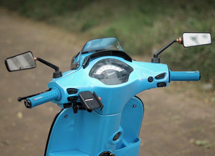 Handgrip Vespa Bisa Redam Getaran? Itamoto Dots Punya 6 Pilihan Warna