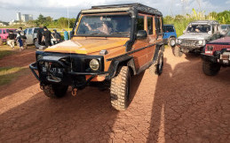 Pehobi Mobil Offroad Ngabuburit Bareng di Trek Pagedangan BSD