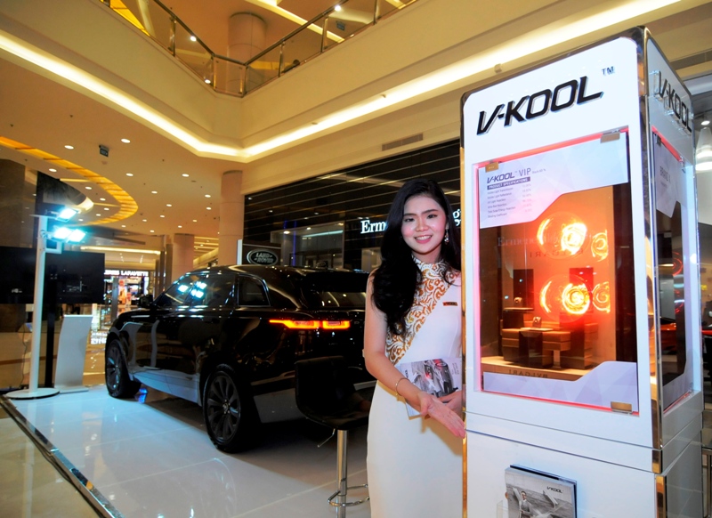 V-KOOL Pamer Kaca Film dan Perlindungan Cat di Pacific Place