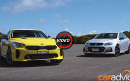 KIA Stringer versus Holden SS-V