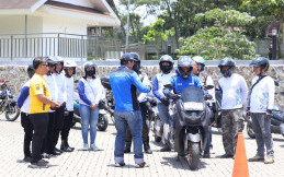 Ratusan Anggota Komunitas Motor Dirangkul Polres Bogor Jalani Edukasi Safety Riding