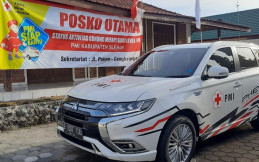 Mitsubishi Outlander PHEV Berguna Jadi Pasokan Listrik di Posko Erupsi Gunung Merapi