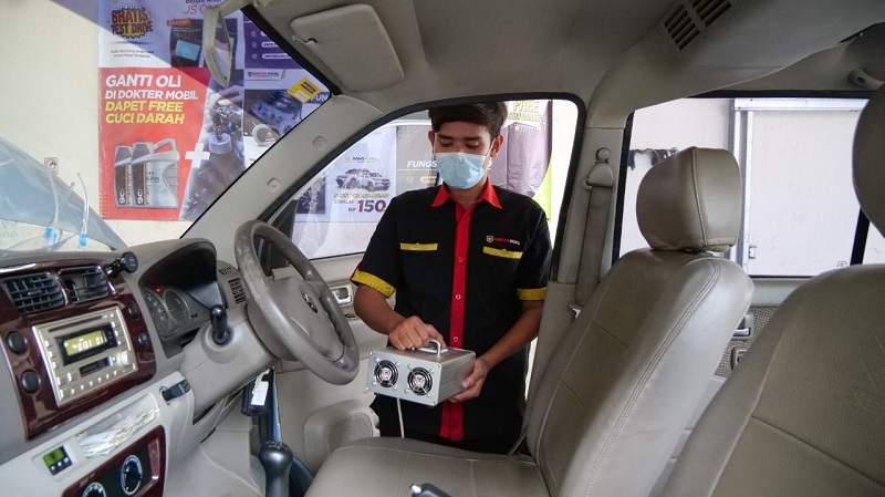 Ozone, Treatment Hilangkan Binatang kecil di Kabin Mobil