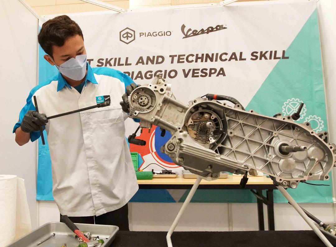 Piaggio Indonesia Gelar Kompetisi Mekanik dan Karyawan, Ini Para Pemenangnya