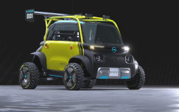 Begini Jika Opel Rocks-e Dibuat Untuk Bermain di Trek Skateboard