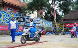 Honda Latih Safety Riding Puluhan Siswa Sekolah Menengah