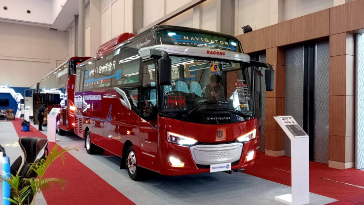 Begini Wujud Bus Listrik E-Navigator Seharga Rp3,8 Mliar Buatan Karoseri Tentrem