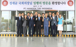 Kunjungan Resmi Ketua Parlemen Republik Korea Selatan Ke Pabrik Hankook Tire di Cikarang