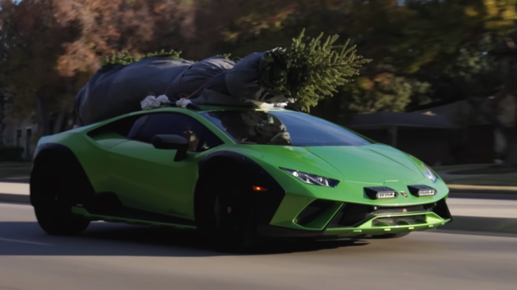 Lamborghini Huracan Sterrato Seharga Rp5 Miliaran Terbang Cari Pohon Natal