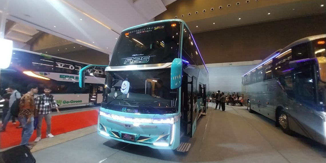 PO UTrans Perdana Layani Jalur AKAP Jakarta-Yogyakarta Pakai Bus Double Decker