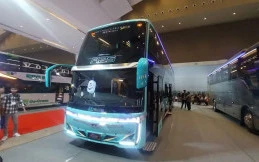 PO UTrans Perdana Layani Jalur AKAP Jakarta-Yogyakarta Pakai Bus Double Decker