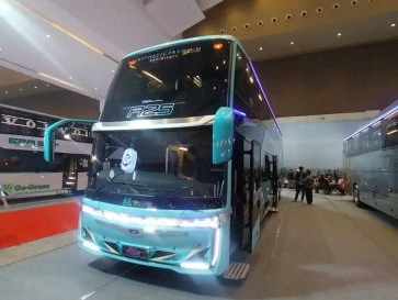 PO UTrans Perdana Layani Jalur AKAP Jakarta-Yogyakarta Pakai Bus Double Decker