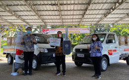 Dubes Tiongkok Serahkan 2 Unit DFSK Super Cab ke Desa Sukajaya