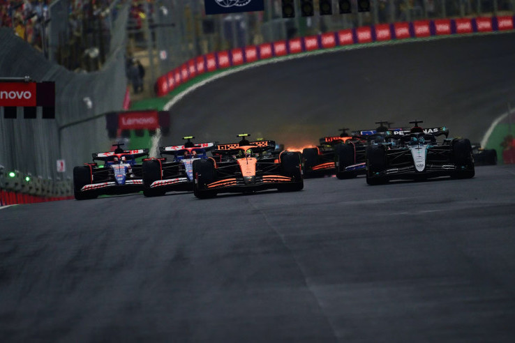 Hasil Sprint Race F1 Brazil: Lando Norris Kembali jadi Juara, Kimi Antonelli Posisi Kedua