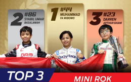 Lima Pegokart Indonesia Dominasi ROK Cup Asia 2025 Kategori Mini Rok