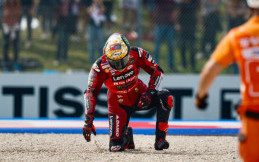 Frustasinya Francesco Bagnaia Terjatuh di MotoGP Emilia Romagna 2024