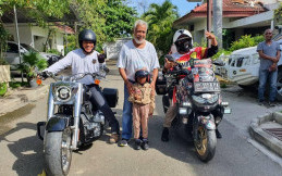 Setelah ke Mekah Naik Yamaha NMax, Lilik Gunawan Touring ke Timor Leste