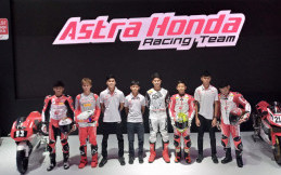 Astra Honda Motor Kenalkan Formasi 11 Pembalap AHRT di IIMS 2024