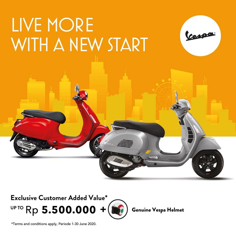 Piaggio Indonesia Beri Promo 'New Normal'