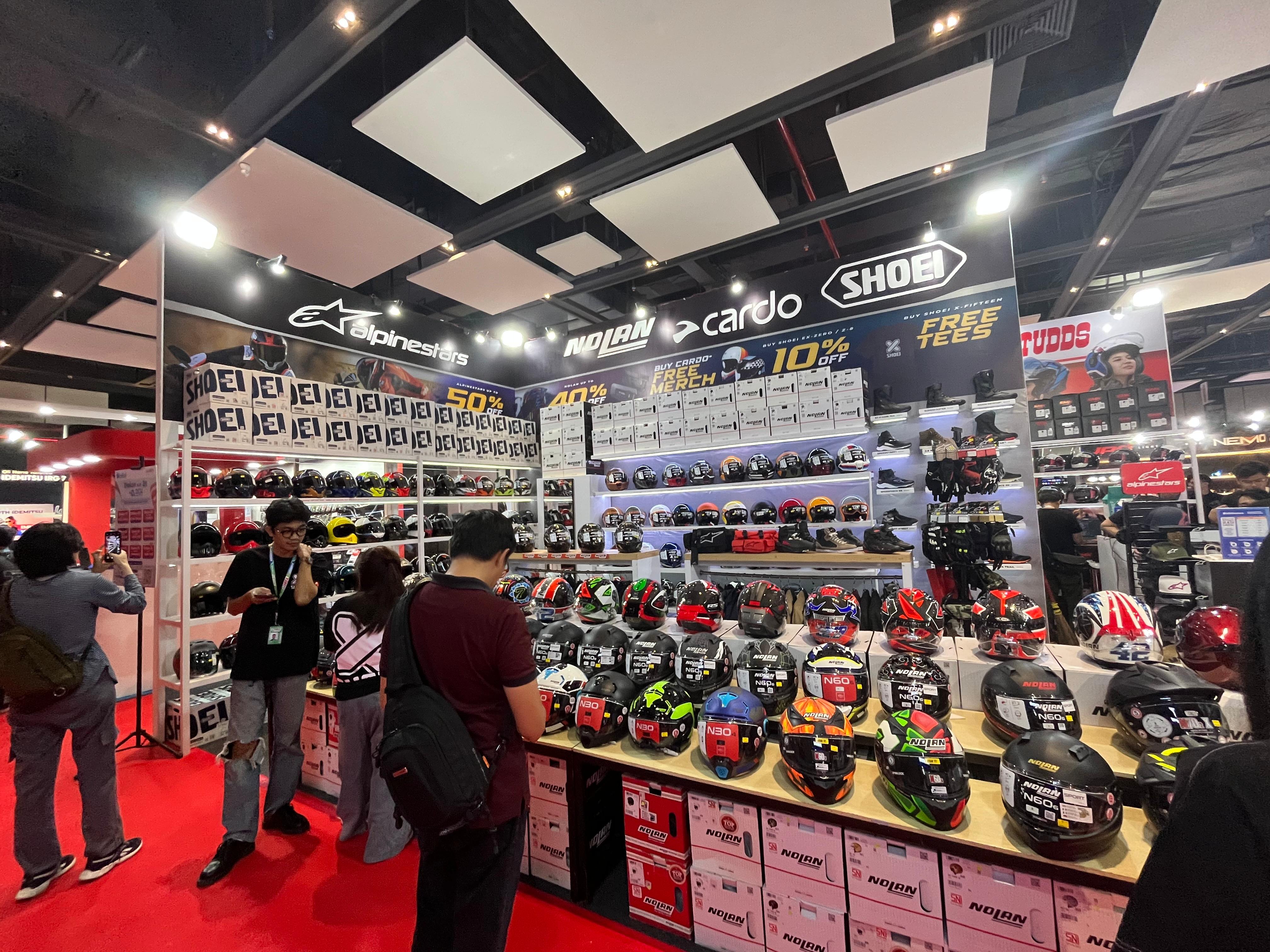 Pameran Helm, Apparel, dan Aksesori Motor IMHAX, Diramaikan Brand Lokal sampai Internasional