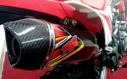 Knalpot R9 Hyper X untuk Menambah Tenaga KLX dan PCX 150 