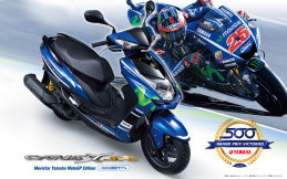 Yamaha Cygnus X125SR dengan livery Movistar MotoGP