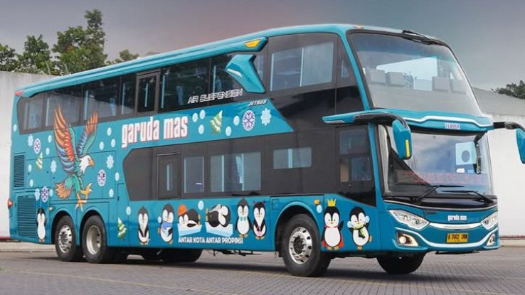 PO Garuda Mas Rilis Bus Baru Dengan Livery Unik, Layani Rute Jakarta-Malang