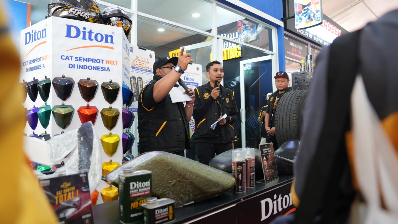 Diton Boyong Cat dan Produk Perawatan Kendaraan di GIIAS 2026