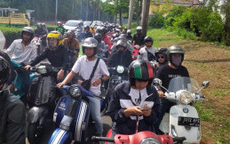 Gandeng Mocaves, Scooter Jam Tangerang Ajak Skuteris Sunmori dan Sarapan Bareng