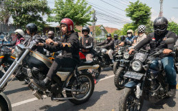 Begini Kalau Komunitas Yamaha XSR Modifikasi di Yogyakarta Kumpul