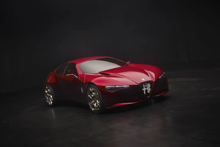 Alfa Romeo Cuorerosso, Konsep Coupe Futuristik
