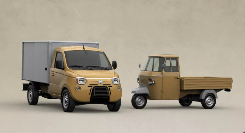 Modifikasi Unik, Truk Piaggio Porter Disulap Jadi Bemo Italia Klasik