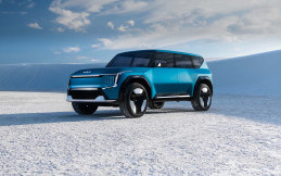 Konsep SUV Listrik Kia EV9 Diperkenalkan di India Auto Expo 2023