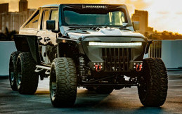 Modifikasi Jeep Gladiator 6x6 Bertenaga 750 Dk Jadi Rebutan di Situs Ebay