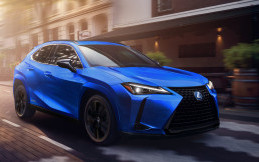 Lexus UX 250h Black Line Special Edition, Kosmetik Serba Hitam