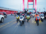 Ratusan Bikers Gelar Riding Jelajah Andalas, Tempuh Jarak Puluhan Km
