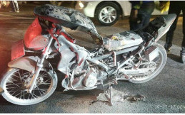 Penyebab Motor Satria Klub JSC Terbakar