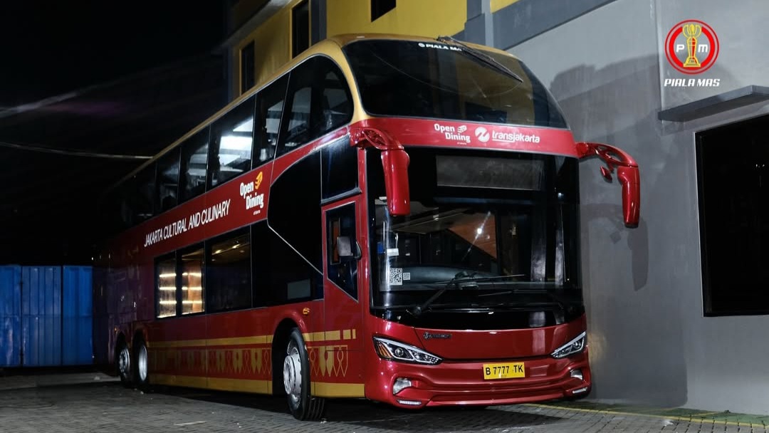 Konsep Baru Bus Wisata Transjakarta, Kabin Diubah Jadi Restoran