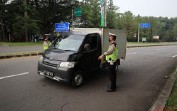 Pelanggaran Pengguna Jalan Tol Selama PSBB di Jakarta